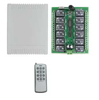 

1000W DC12V 24V 12 CH 12CH RF Wireless Remote Control Switch System,Transmitter Receiver control light led 315M/433M