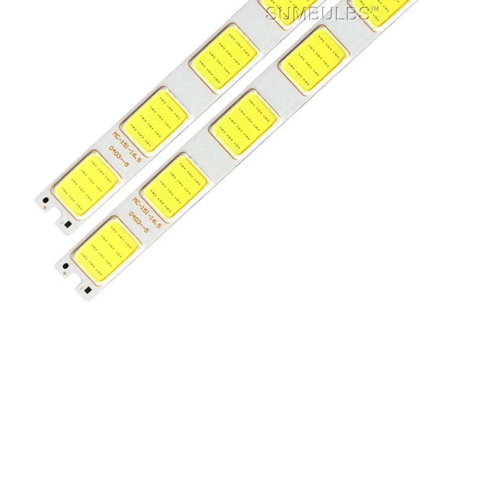 Sumbulbs светодиодный светильник в форме сетки 12 В COB лампа 5 Вт белый цвет 151*16,5 мм для DIY автомобиля лампа cedorativ светильник ing Рабочая лампа