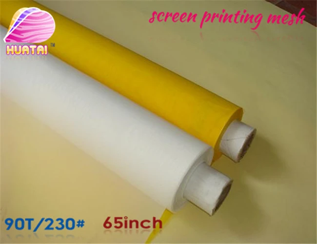 

high tension polyester printing mesh 90T*165CM(65")width-48w(thread diameter) good quality free shipping with fast delivery
