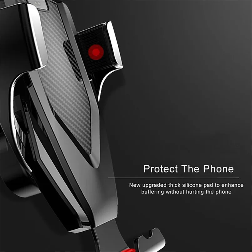 M8 Smart Car Wireless Charger Induction Phone Holder Fast Qi Wireless Standard Car Charger Mount For iPhone 40MAY0311