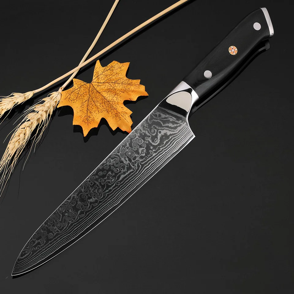  XITUO 3 Pcs Utility Kitchen Knife Sets High Quality 67 Layer Japan VG10 Damascus Steel Chef Knife 8 - 32848409722
