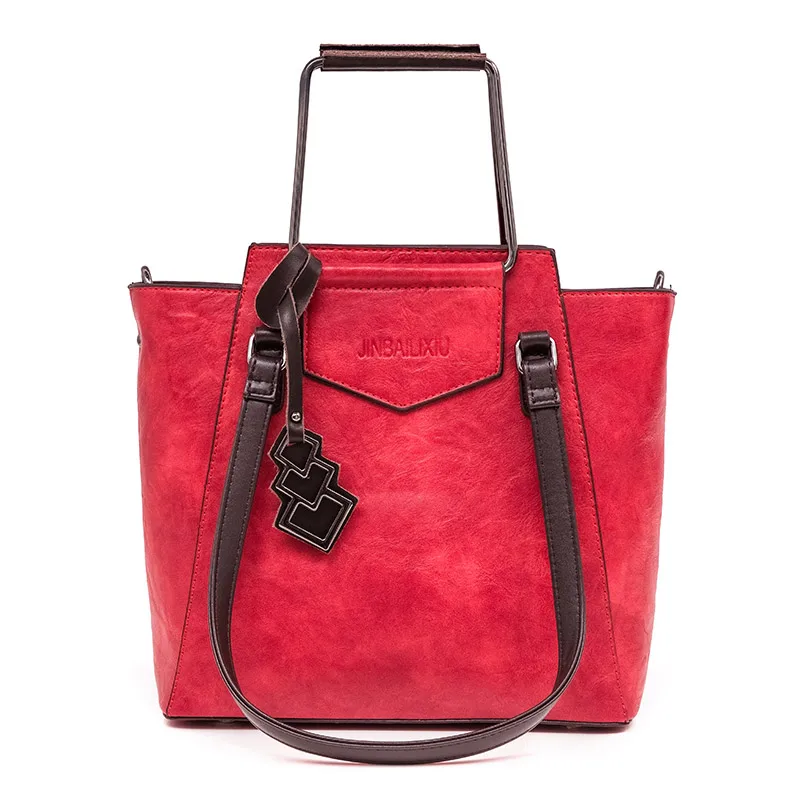 YILIAN, одноцветные сумки для женщин, с кисточками, очаровательные модные сумки, сумки-мессенджеры из искусственной кожи, сумки через плечо, 802-2 - Цвет: Red