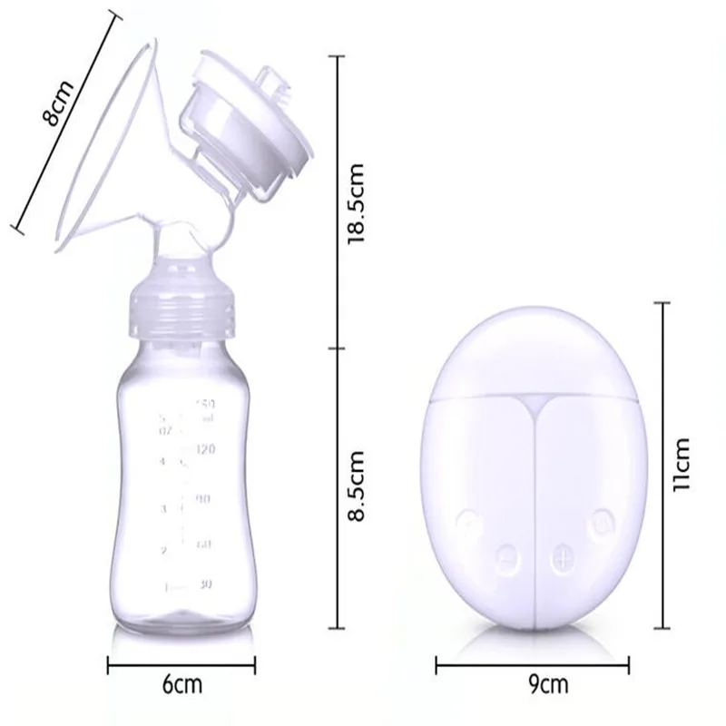 Один/двойной Электрический молокоотсос с молочной бутылкой для младенцев USB BPA бесплатно мощная грудь насосы для грудного вскармливания автоматическая