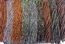 wholesale 2strands 16 Tibetan Agate Beads 8 16mm Round Balll Gemstone Beads black white evil agate