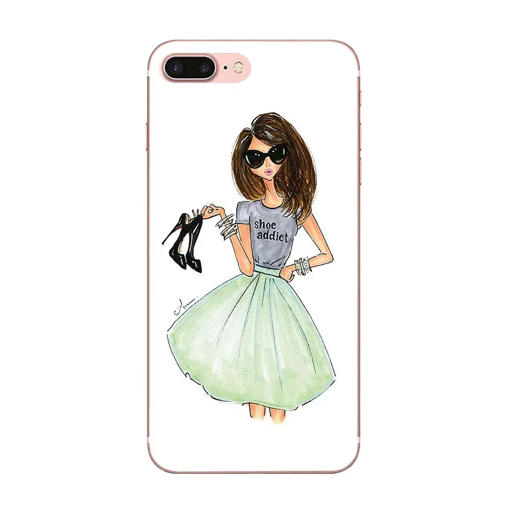 Чехол из ТПУ для Galaxy J1 J2 J3 J330 J4 J5 J6 J7 J730 J8 2015 2016 2017 2018 mini Pro Luxury Fashion Travel Girl