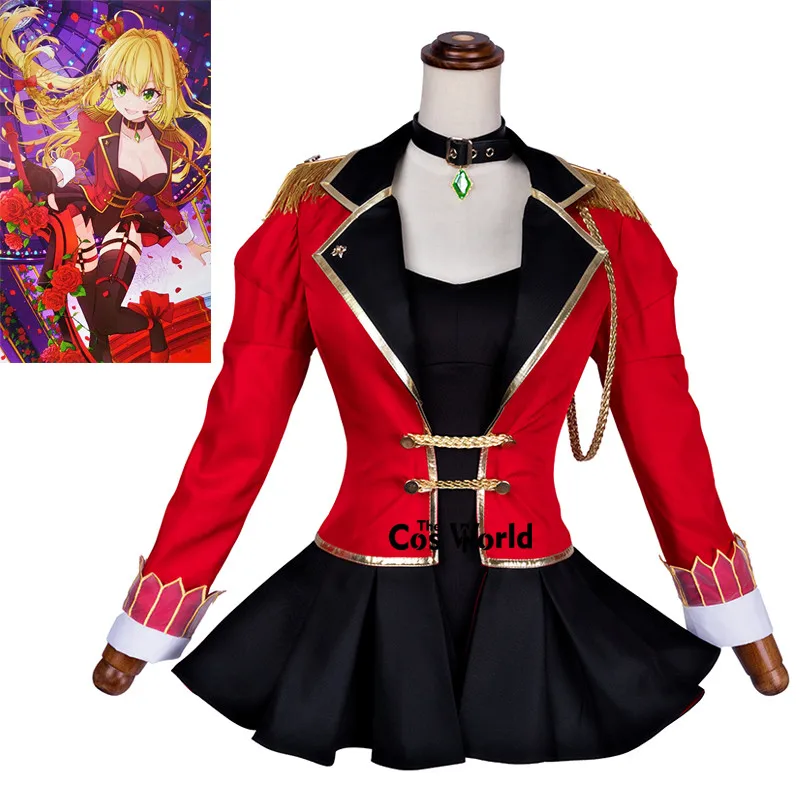 

Fate Grand Order Nero Saber Idol Uniform Dress Outfit Anime Cosplay Costumes