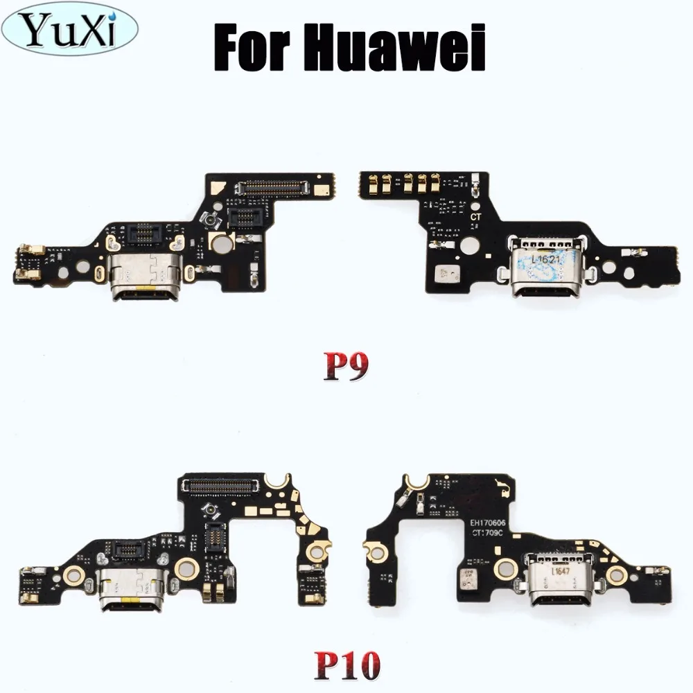 

YuXi 5pcs/lot For Huawei P9 P10 P9 Plus P10 Plus Micro USB Charging Charger Port Dock Connector Flex Cable with Microphone