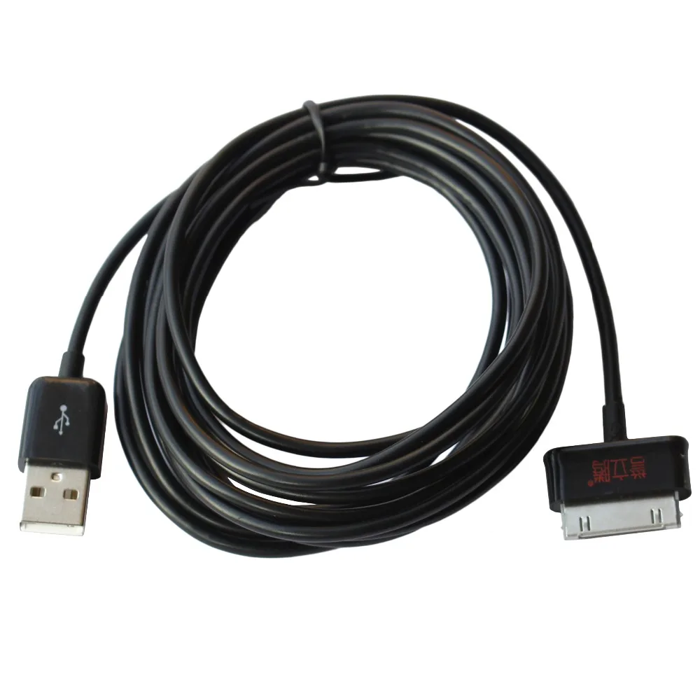 1 متر 3 متر usb بيانات كابل الشاحن لسامسونج غالاكسي تبويب 2 3 اللوحي 10.1 ، 7.0 P1000 P1010 P7300 P7310 P7500 P7510