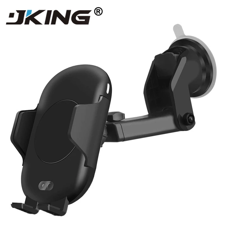 QI Fast Wireless Car Charger 10W Automatic Infrared Induction Air Vent Car Phone Holder for iPhone XR XS Samsung S9 Fast Charge