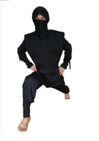 Высшее качество, мужской костюм ниндзя, мужские костюмы на Хэллоуин, костюмы Косплей ниндзя для взрослых