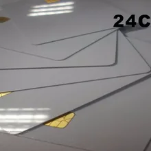 Поставщик фабрики 500 шт./лот ISO7816 контакт AT24C16SC чип смарт IC Пустая карточка из ПВХ с памятью 16 K