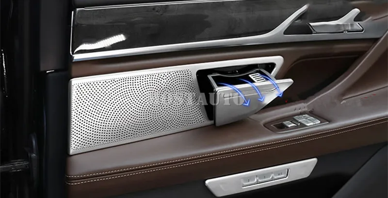 Для BMW 7 серии G11 G12 интерьер двери автомобиля динамик накладка- 6 шт