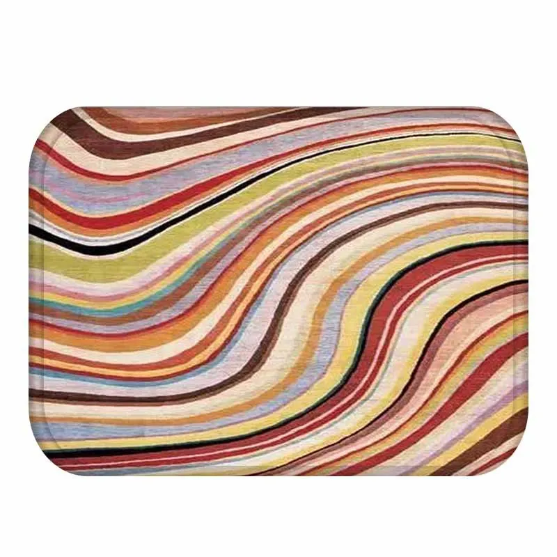 1pcs 40*60cm Abstract Stripe Pattern Anti-Slip Suede Carpet Door mat doormat Outdoor Kitchen Living room Floor Mat Rug 48196 1pcs 40*60cm Abstract Stripe Pattern Anti-Slip Suede Carpet Door mat doormat Outdoor Kitchen Living room Floor Mat Rug 48196