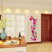 DIY 3D акриловые хрустальные настенные наклейки для гостиной, спальни, телевизора, фона, 23% для дома