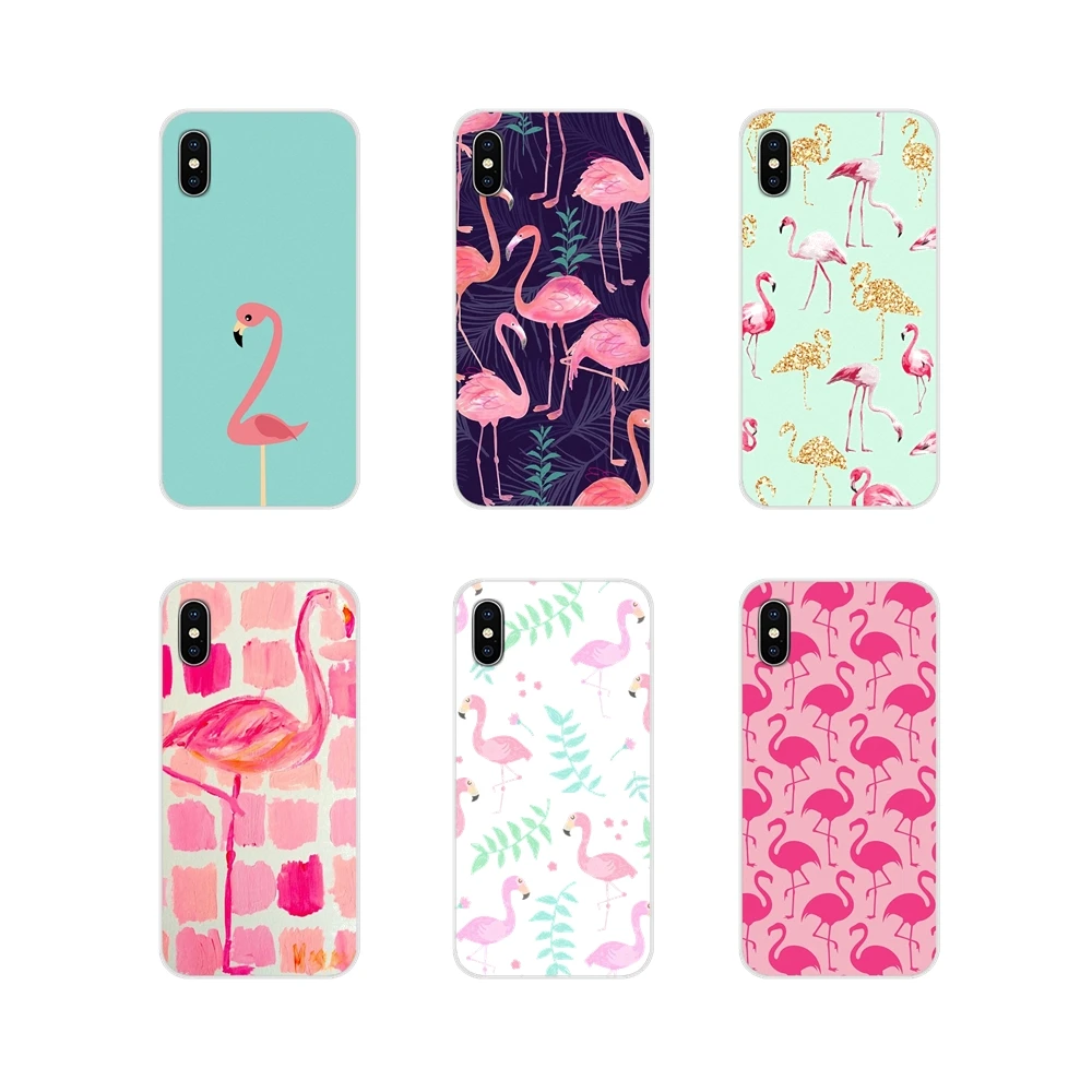 

For HTC One U11 U12 X9 M7 M8 A9 M9 M10 E9 Plus Desire 630 530 626 628 816 820 830 Transparent TPU Case Fashion Colorful Flamingo