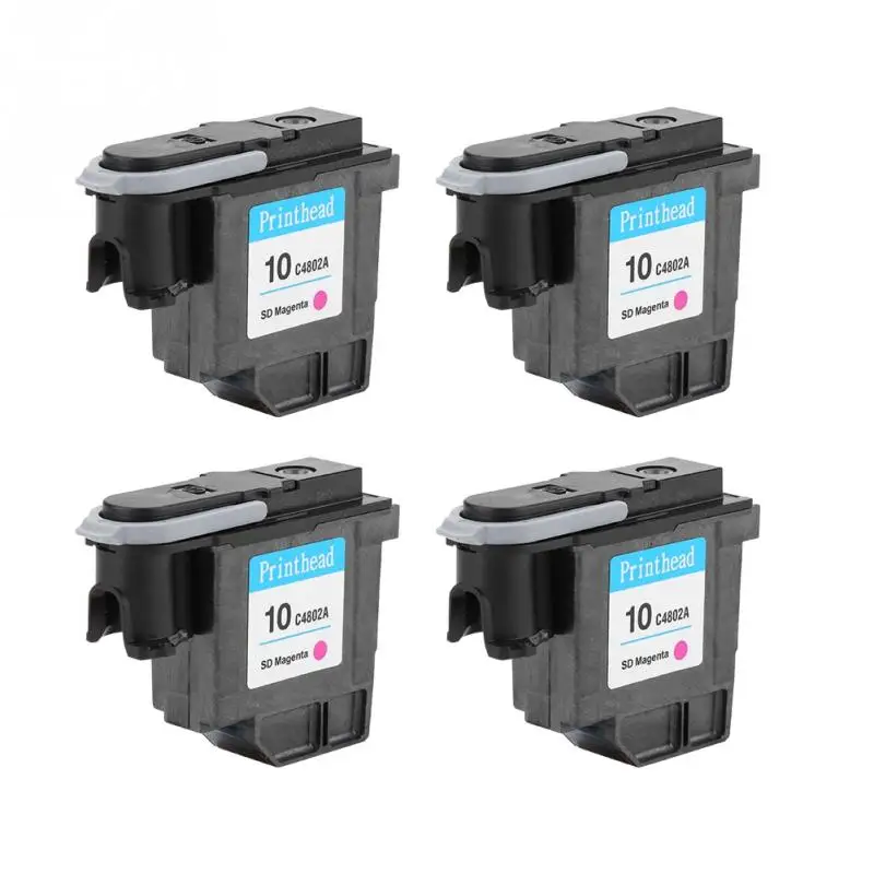 4PCS Polished Print Head Original Colors Print Head for HP 10 Designjet
