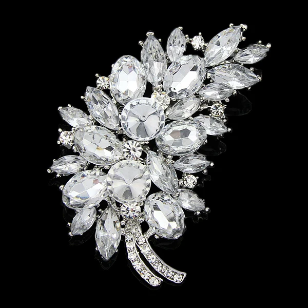 Big Size rhinestone brooch Fashion Accessories Small Flower Clusters