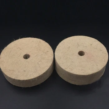 

Hot!3" Inch Round Polishing Wheel Felt Wool Buffing Polishers Pad Buffer For Wood Metal Polishing Durable