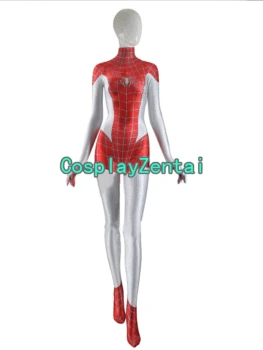 

Mary Jane Spider Cosplay Costume 3D Print Girl Spandex Cosplay Zentai Suit
