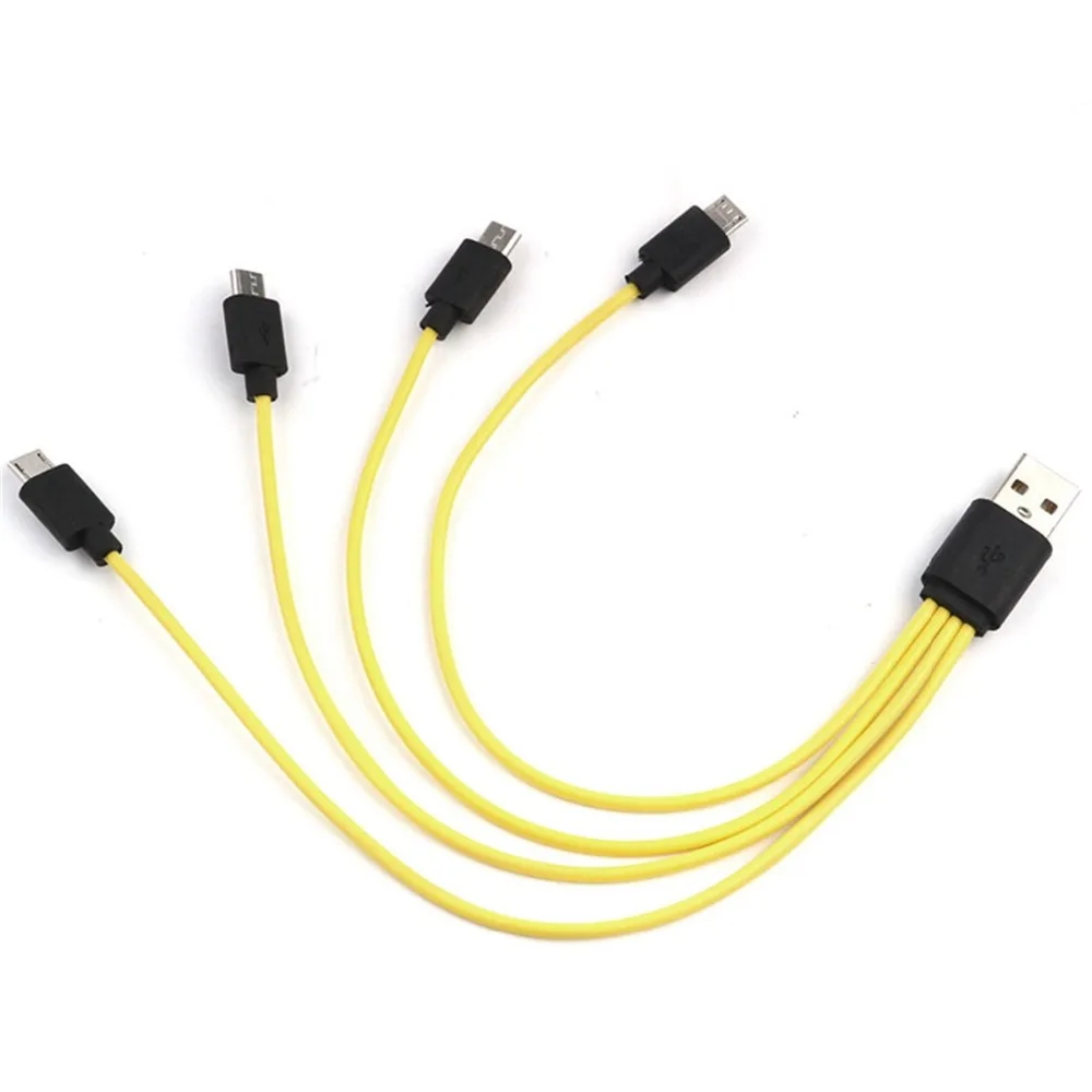 

Universal 4/3/2/1 in 1 Micro USB Charging Cable Line for ZNTER USB Rechargeable Batteries Accessory