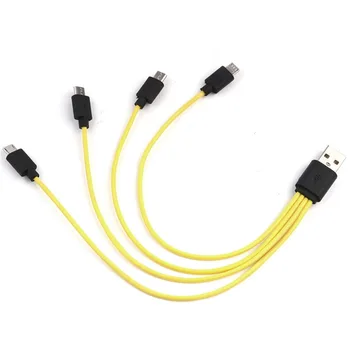 

Universal 4/3/2/1 in 1 Micro USB Charging Cable Line for ZNTER USB Rechargeable Batteries Accessory