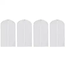 4 шт. чехол для одежды для защиты от пыли, утолщенная прозрачная сумка для хранения одежды, защитный чехол для одежды, сумка для дома, путешествий, деловой поездки