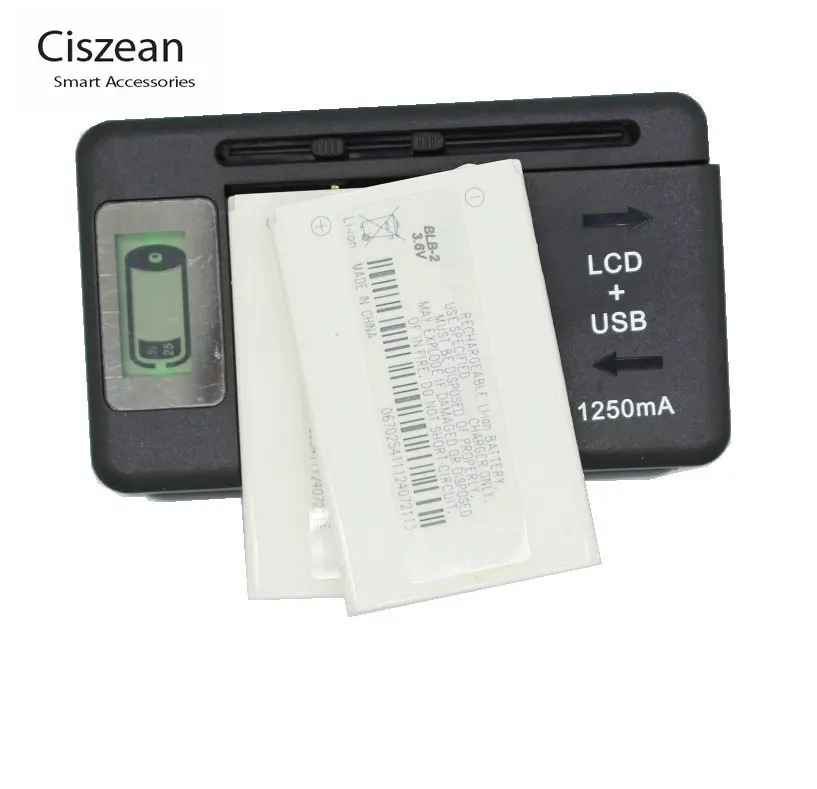 

2x Replacement BLB-2 Battery + LCD Universal Charger For Nokia 5210 6500 6510 3610 6590 8270 8310 8850 8890 8910 8910i 8210 7650