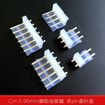 

100 PCS Directly Pincushion Seat CH 3.96 2P 3P 4P 6P Connection Terminal Connector 3.96 MM Spacing