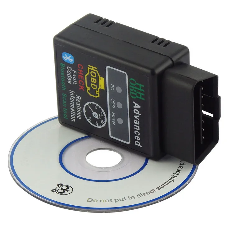 

OBD ELM327 Bluetooth OBD2 OBDII CAN BUS Check Engine Car Auto Diagnostic Scanner Tool Interface Adapter For Android PC with CD