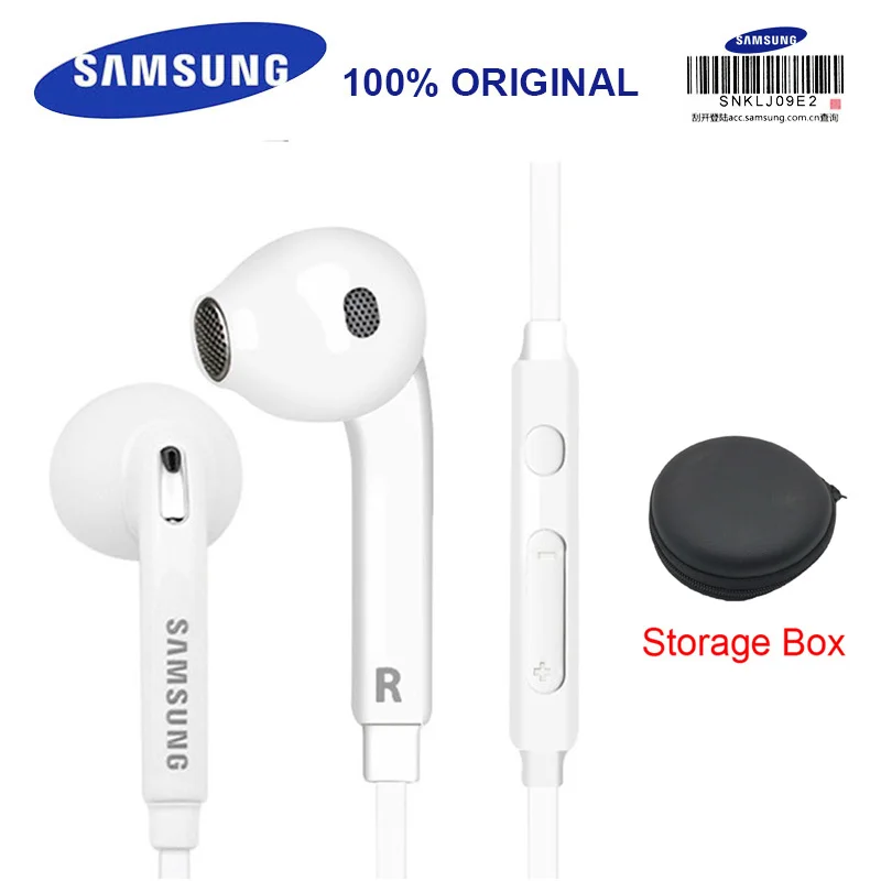 SAMSUNG Original EO EG920BW Earphones Wired 3.5mm with Mic 1.2m In ear