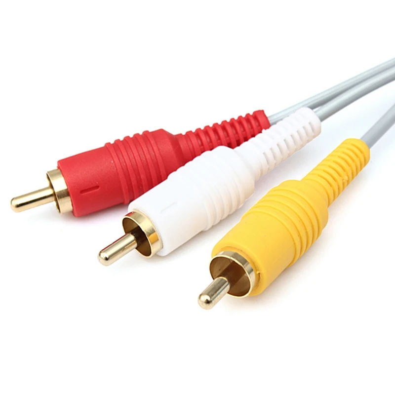 Аудио Видео AV композитный 3RCA Кабельный Шнур Разъем для игровой консоли Nintendo