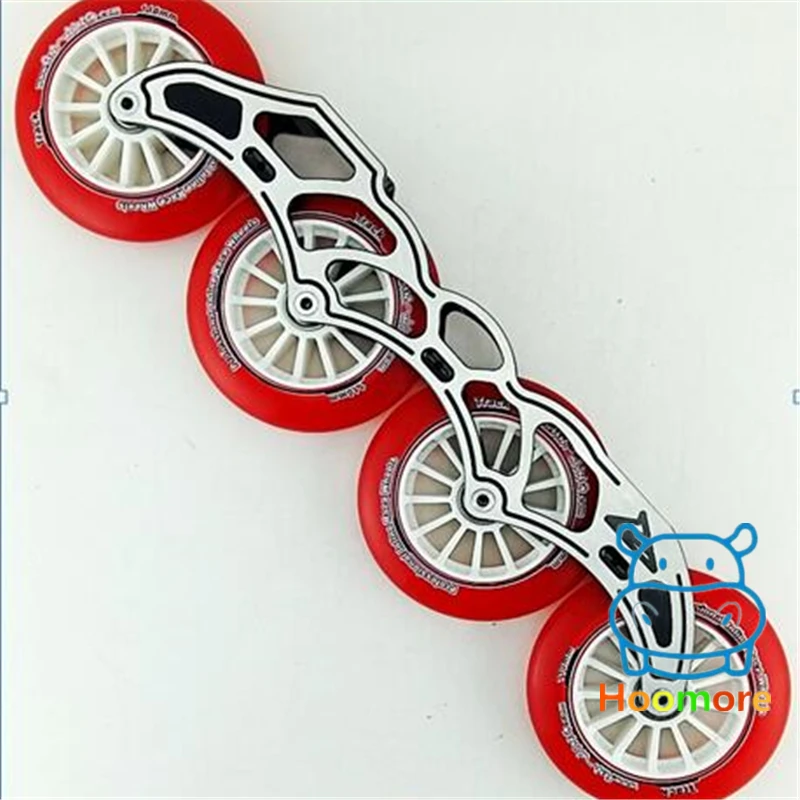 

2016 New Arrival Half Transparent Inline Speed Skates Frame with 4 Wheels Skating frame, Good Elasticity 90mm 100mm 110mm Wheels