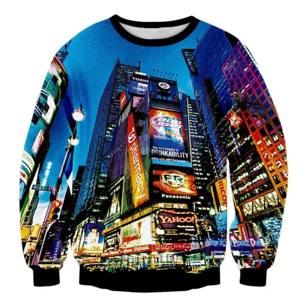 Толстовка мужская с длинным рукавом и круглым вырезом принтом|hoodies men|pullover hoodieprinted