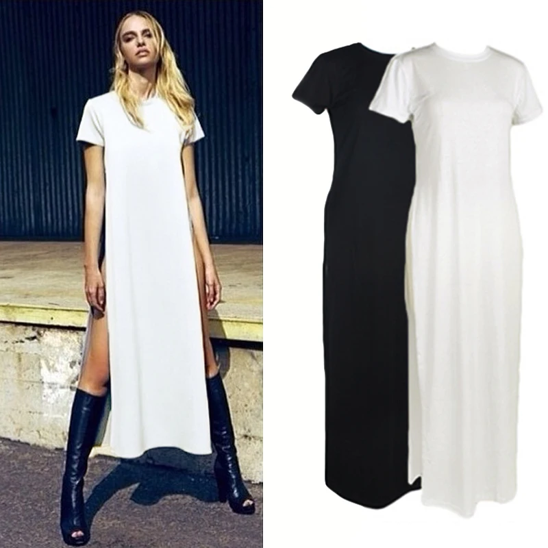 full length t shirt dress