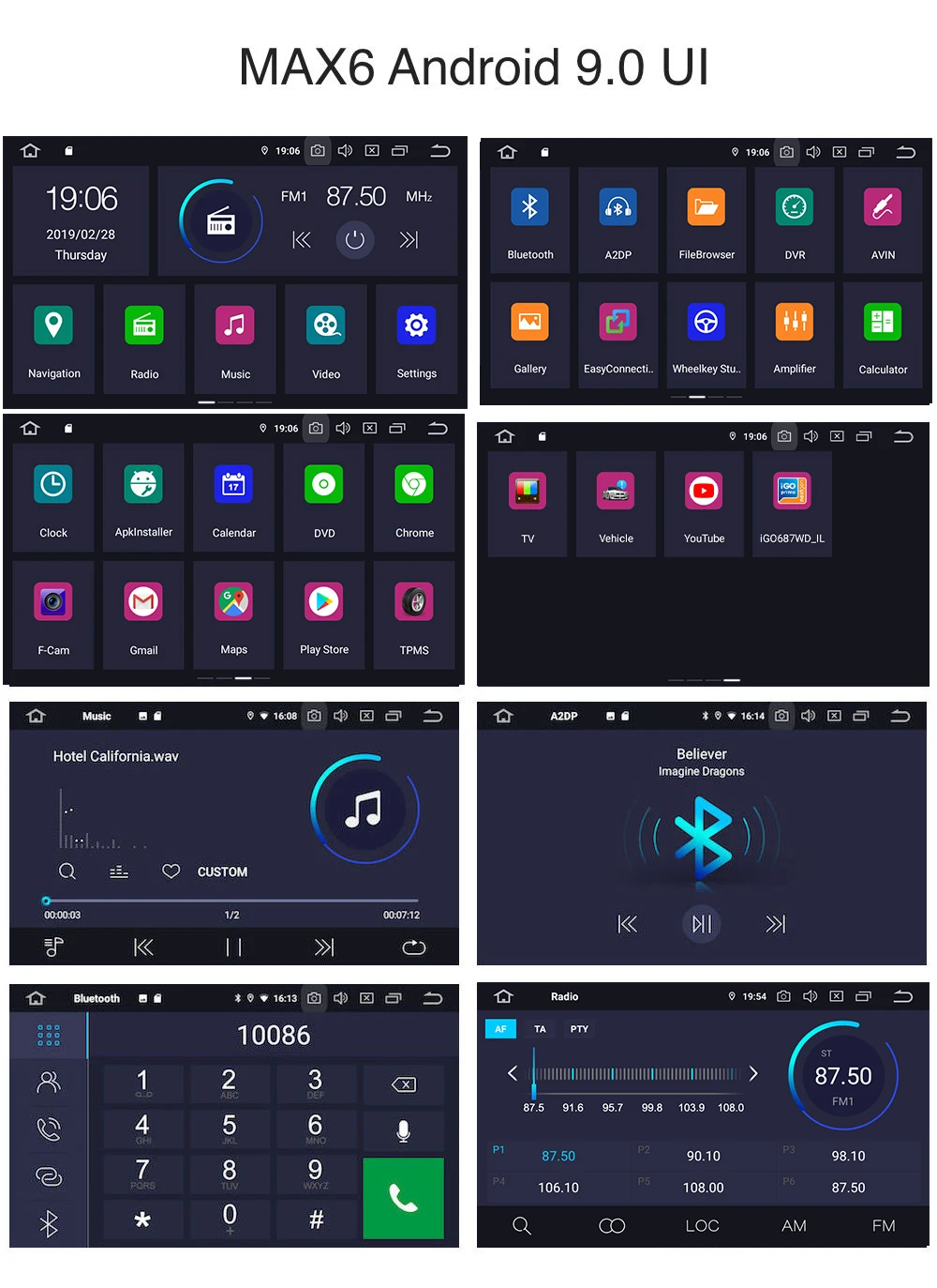 " ips радио автомобиля Multimidia Android 9,0 PX6 для Renault Duster Dacia Sandero Duster Captur Lada Xray 2 Logan Авторадио DSP HDMI