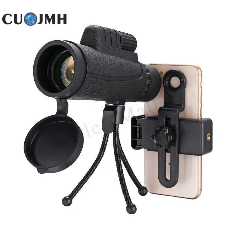 40x зум Монокуляр мобильный телефон телескоп Lense 40x60 для Iphone Huawei Xiaomi смартфонов