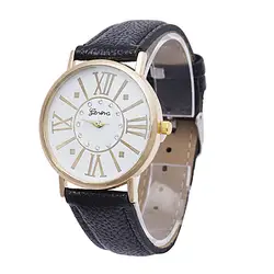 Момент # N03 челнока relogio 2018 Женева модные женские туфли часы с бриллиантами римские цифры кожа часы кварцевые платье наручные часы