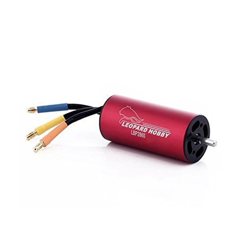 FATJAY Leopard Hobby LBP2860 бесщеточный 4 полюсный Бесконтактный двигатель 2860 2730KV 3400KV для RC