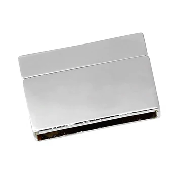 

8SEASONS Magnetic Clasps Rectangle Silver Color 27mm x 19mm,2 Sets 2016 new