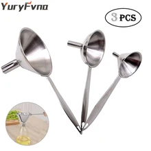 YuryFvna, воронка из нержавеющей стали, Складная воронка для бутылки с водой, для переноса жидкости, пищевой, одобренный FDA, кухонный гаджет