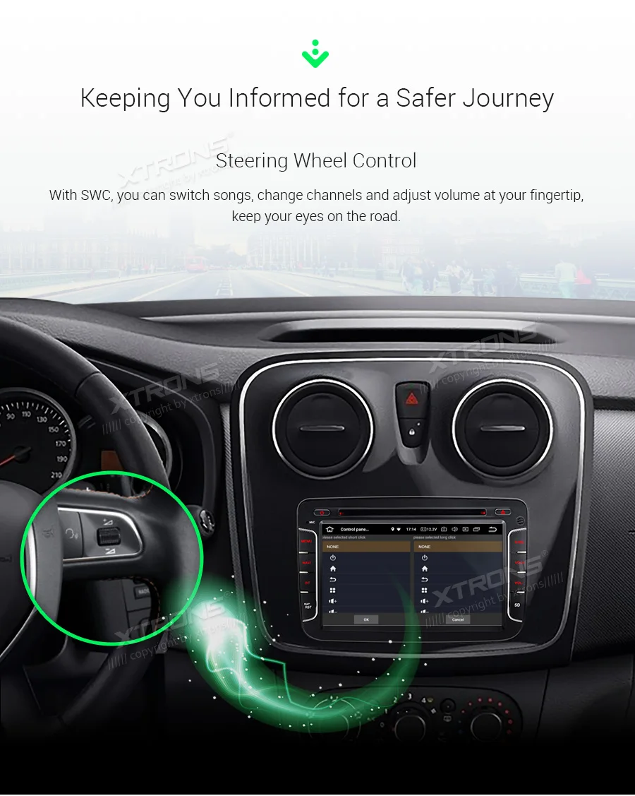 XTRONS Android 9 0 автомобильный dvd плеер для Renault Captur символ Dacia Logan Dokker Duster Sandero Lodgy радио