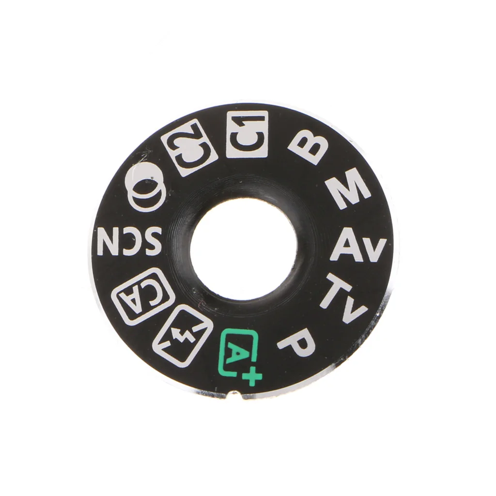 1 Piece Top Cover Function Dial Mode Plate Interface Nameplate Cap Label for Canon EOS 80D Digital Camera Repairing Parts
