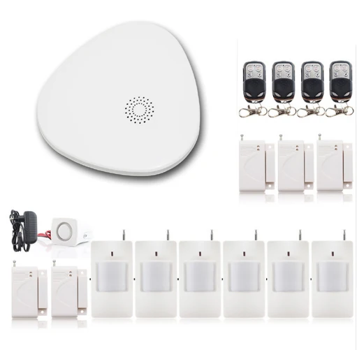 

Yobang Security Smart Wifi Android IOS APP Control Burglar Alarm System With IP Video record Camera Smoke Fire Sensor Detector