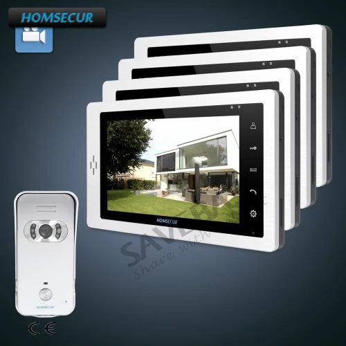 

HOMSECUR 7" Hands-free Video Door Phone Intercom System with User Friendly Design of OSD Menu Electric Lock Supported
