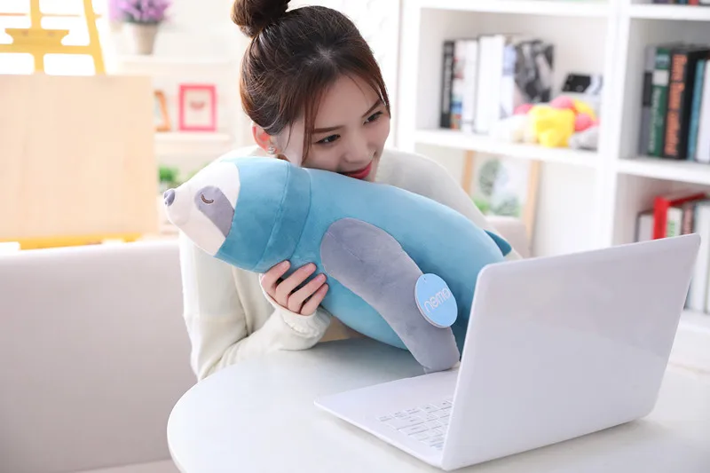 hot cartoon creative cute soft sloth plush toy large bear toy pillow birthday gift 39inch 100cm DY50552 (22)