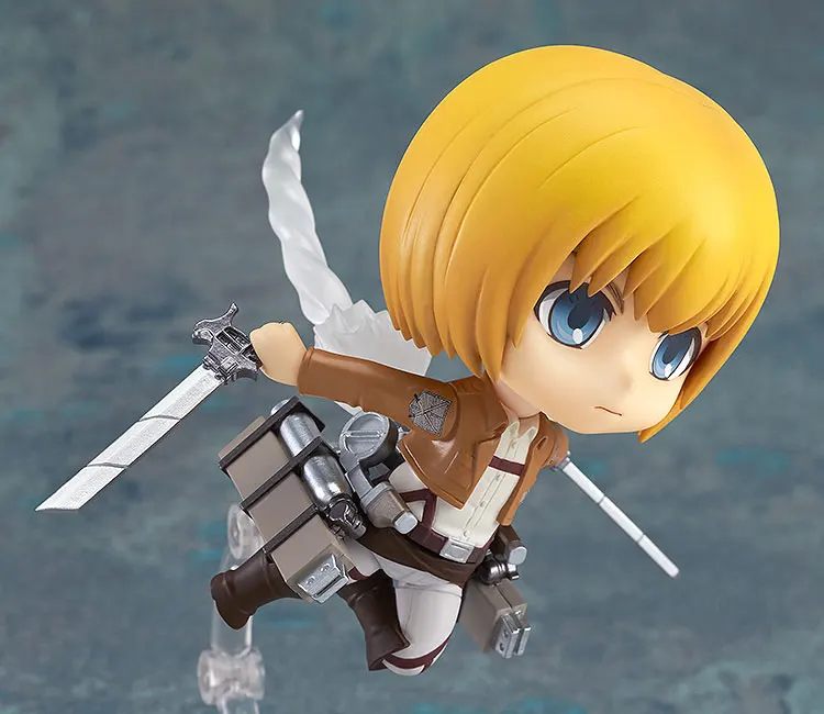 10 см оригинальное издание Nendoroid атака на Титанов Армин арлерт ПВХ фигурку Коллекция игрушек кукла с коробкой