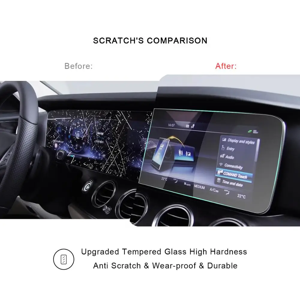 RUIYA полноэкранная Защитная пленка Mercedes Benz E Class W213/G W464/GLE W167/S W222 экран 9H закаленное