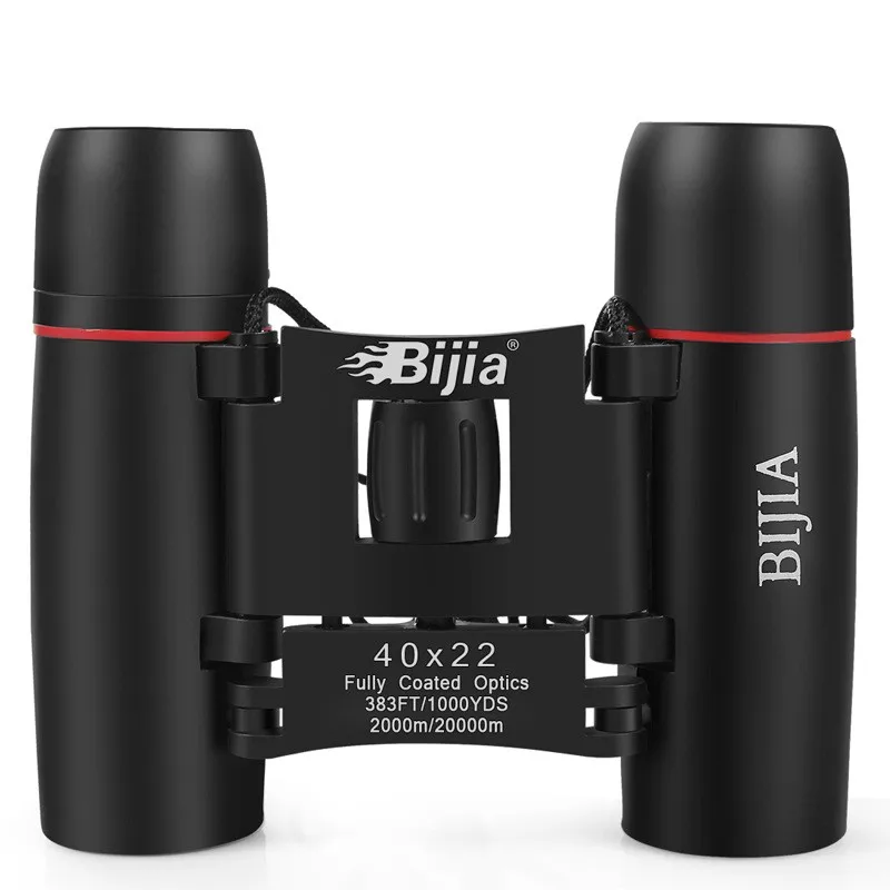 Бесплатная доставка BIJIA 40x22 & 30x22 20x22 Мини складной бинокль Карманный телескоп