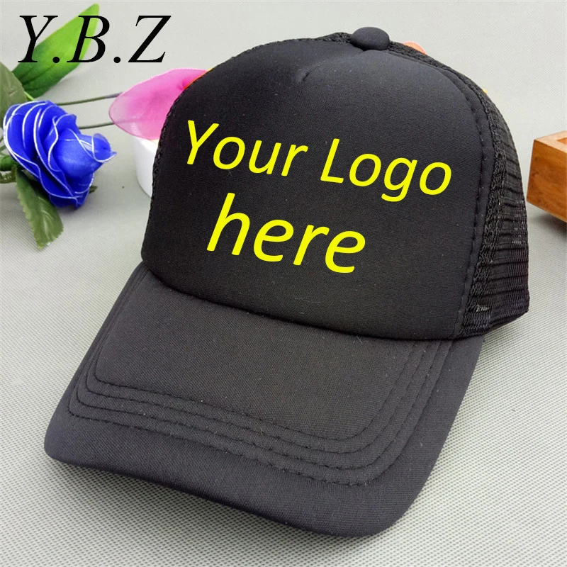 

Long Keeper Custom Trucker Cap Free Logo Text Photo Print Adult Men Women Mesh Adjustable Snapback Personalized Gorras 10pcs/lot
