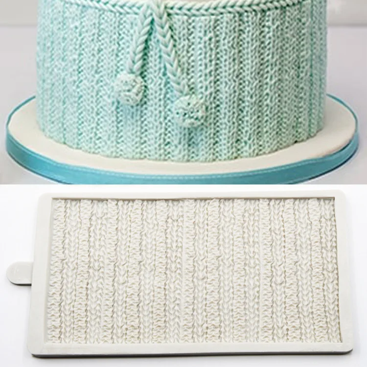 Knitting Wool Woollen Yarn Silicone 3D Design Fondant Cake Mold